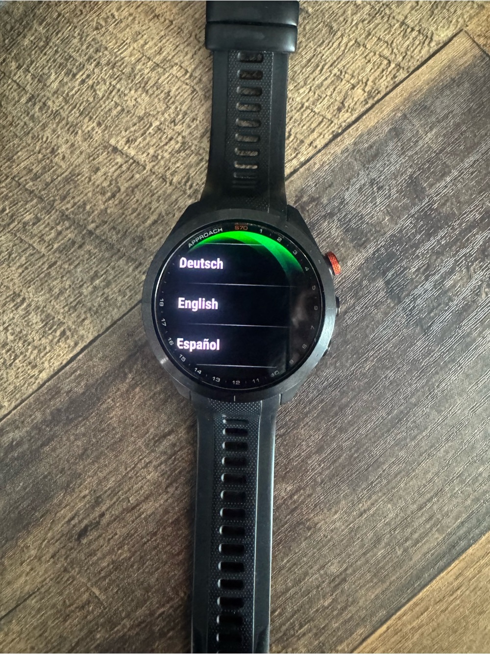 garmin Approach S70 golf watch